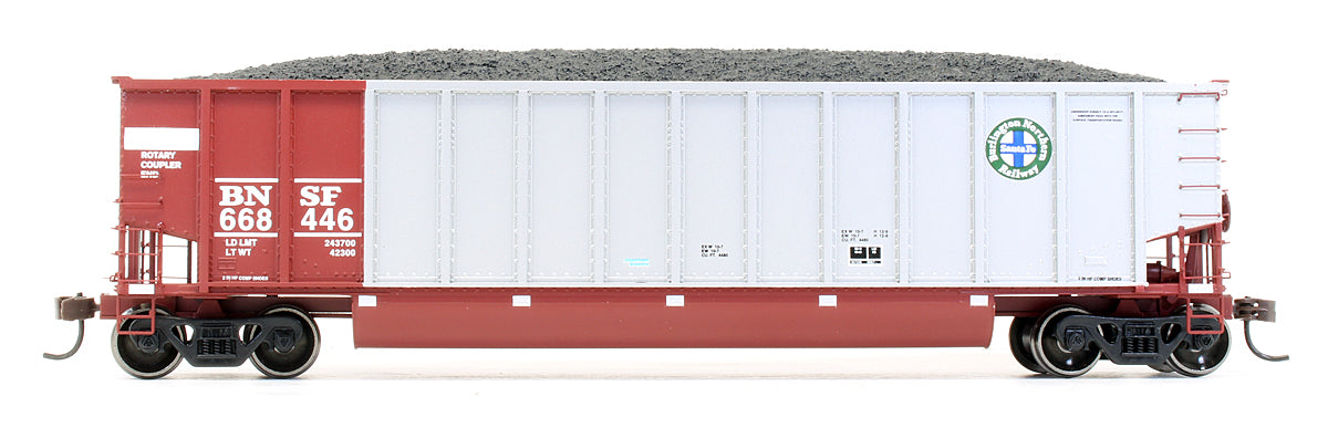 Pre-Owned Set Of 5 BNSF BethGon Coalporter Wagons