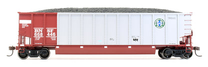 Pre-Owned Set Of 5 BNSF BethGon Coalporter Wagons