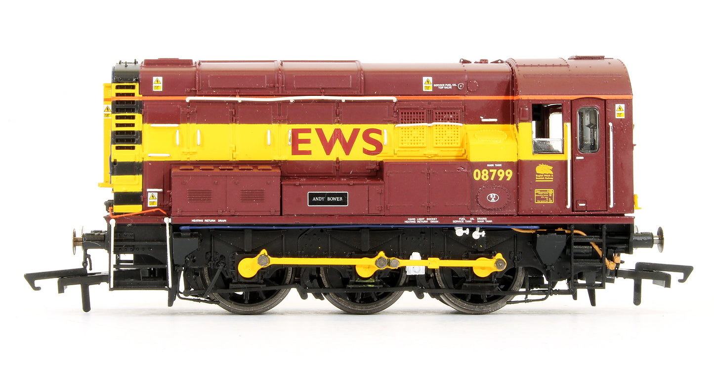 Pre-Owned EWS Class 08799 'Andy Bower' Diesel Shunter Locomotive