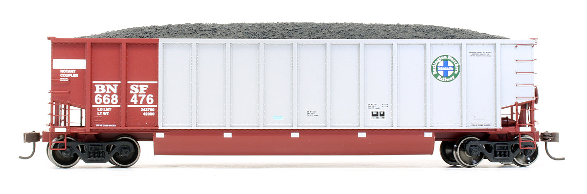 Pre-Owned Set Of 5 BNSF BethGon Coalporter Wagons