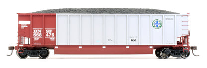 Pre-Owned Set Of 5 BNSF BethGon Coalporter Wagons