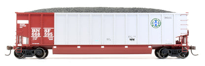 Pre-Owned Set Of 5 BNSF BethGon Coalporter Wagons