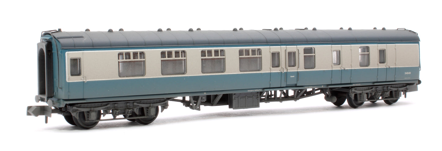 BR Mk1 BSK Brake Second Corridor BR Blue & Grey No.34949 - Weathered