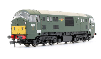 Pre-Owned Class 22 BR Green D6316 With Small Rectangular Yellow Panel Headcode Discs Diesel Locomotive