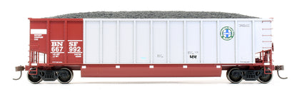 Pre-Owned Set Of 5 BNSF BethGon Coalporter Wagons