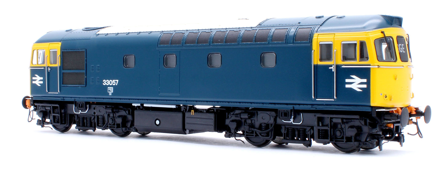 Class 33/0 BR Blue No.33057 Diesel Locomotive - DCC Sound