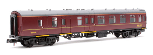 BR Mk1 BSK Brake Second Corridor WCRC Maroon No.99723