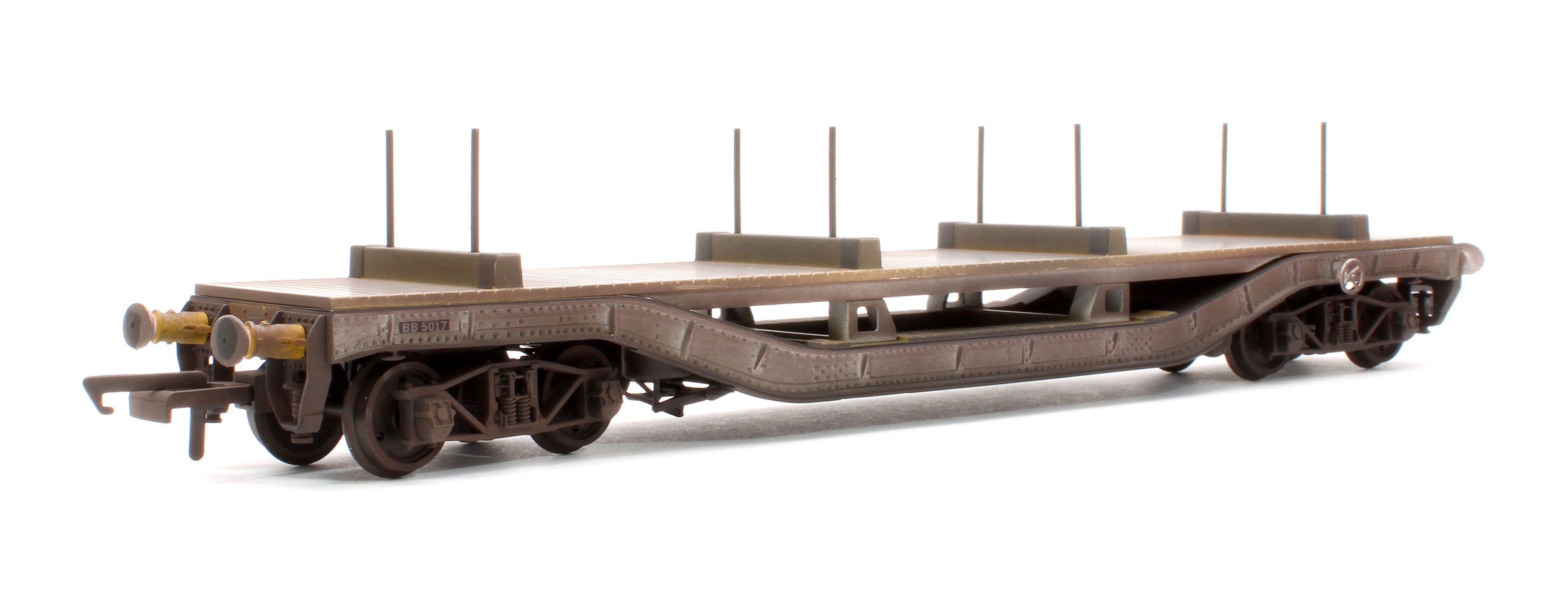 Warwell Oxford Rail OR76WW003W Warwell A Flat Wagon British Steel – Rails