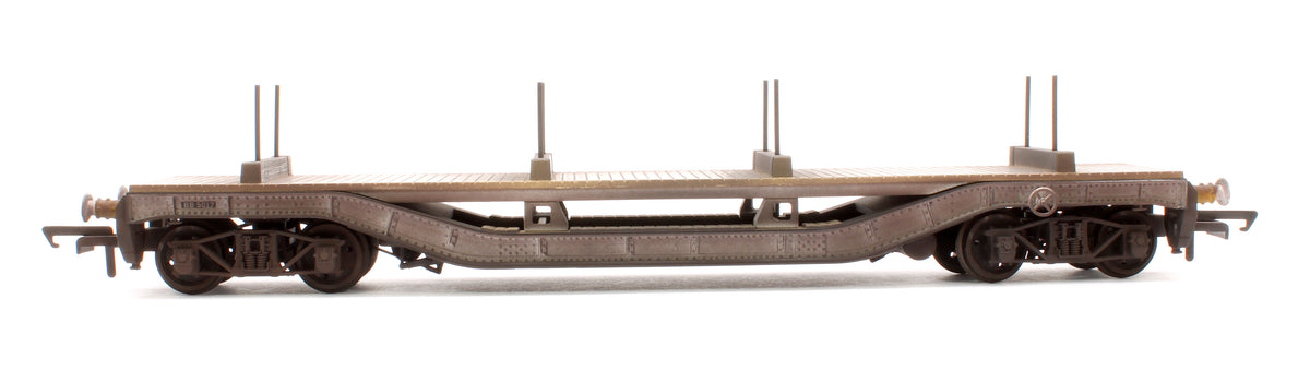 Warwell Oxford Rail OR76WW003W Warwell A Flat Wagon British Steel – Rails