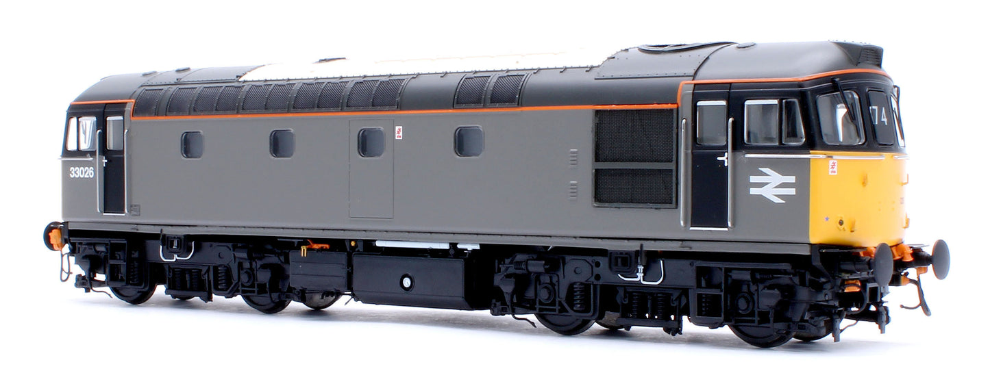 Class 33/0 BR General Grey No.33026 Diesel Locomotive