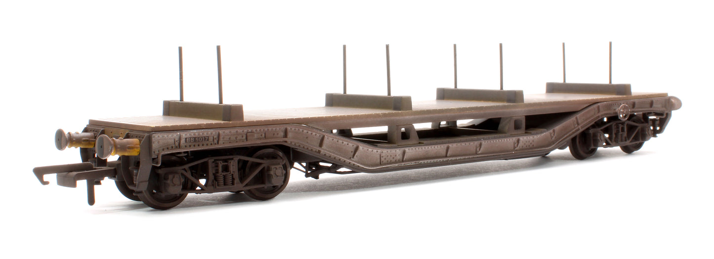 Warwell A Flat Wagon British Steel BB5017 - Weathered