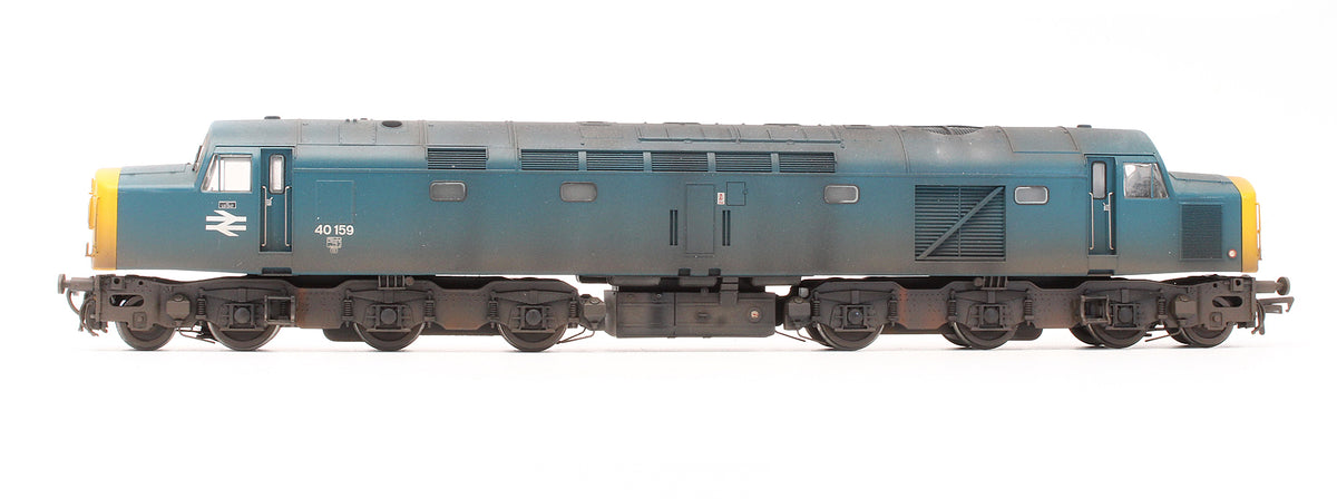 Pre-Owned 32-484 Class 40159 BR Blue Diesel Locomotive - Custom Weathered