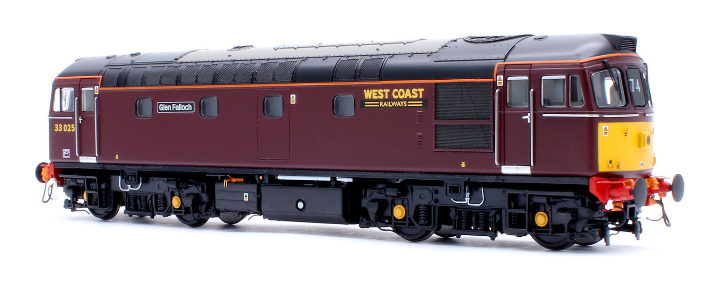 Class 33/0 West Coast Railways No.33025 'Glen Falloch' Diesel Locomotive