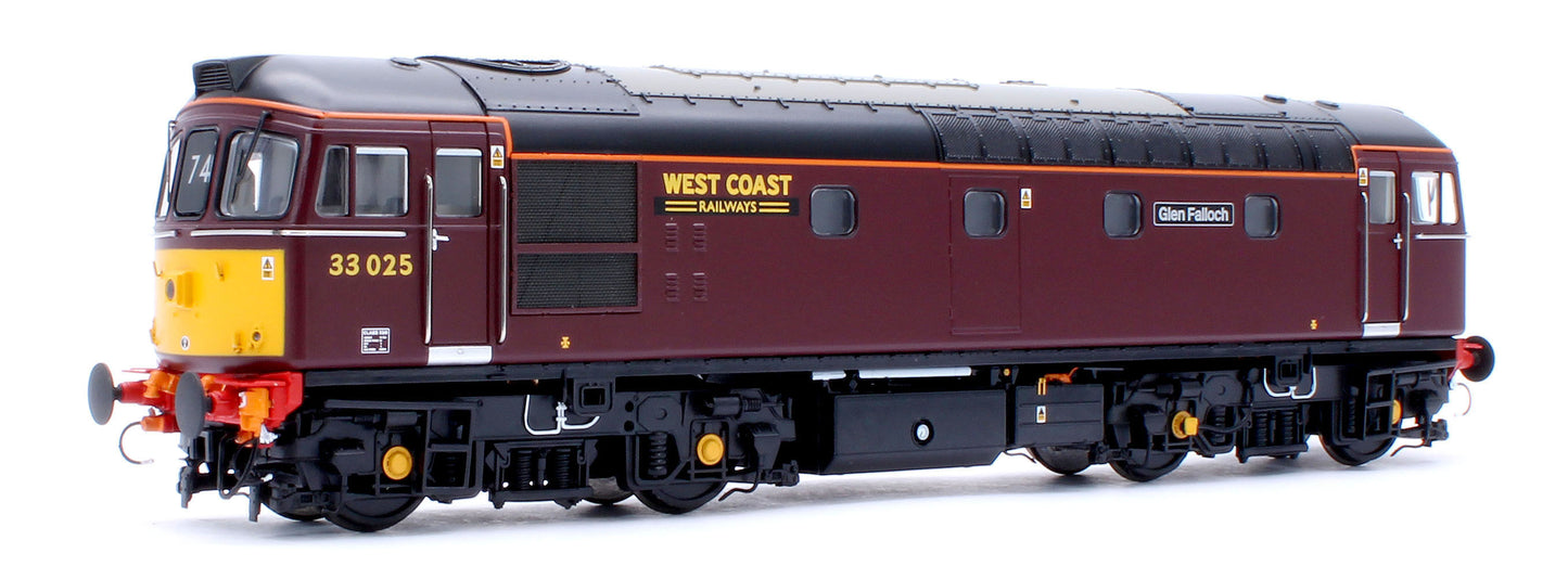 Class 33/0 West Coast Railways No.33025 'Glen Falloch' Diesel Locomotive