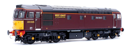Class 33/0 West Coast Railways No.33025 'Glen Falloch' Diesel Locomotive