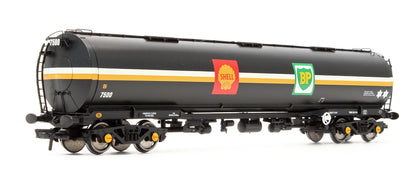 Pre-Owned 100 Ton TEA Bogie Tank Wagon Crude Oil 'Shell BP' Black '7500'