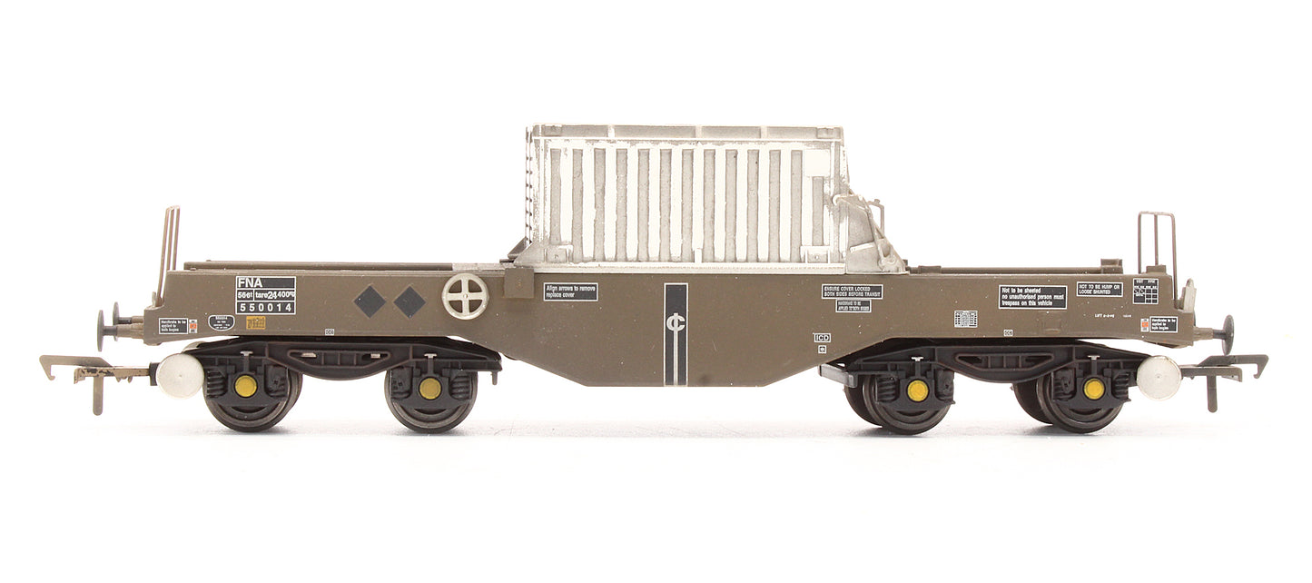 Pre-Owned 38-345 FNA Nuclear Flask Wagon Flat Floor 550014 - Custom Weathered