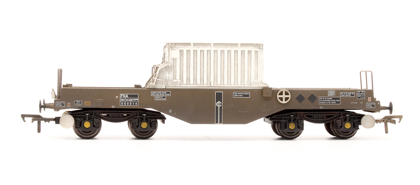 Pre-Owned 38-345 FNA Nuclear Flask Wagon Flat Floor 550014 - Custom Weathered