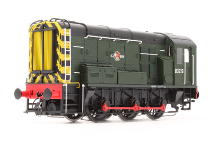 Pre-Owned 7D-008-003 Class 08 BR Green D3219 Late Crest With Wasp Stripes Diesel Shunter Locomotive