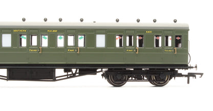 Pre-Owned SR Ex-LSWR Non-Corridor Brake Composite (Diag 418) Coach '6401' Set 42