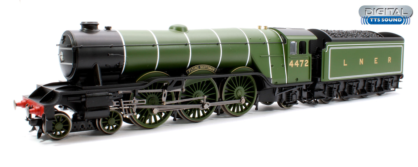 RailRoad LNER, A1 Class, 4-6-2, 4472 'Flying Scotsman' Steam Locomotive - TTS Fitted