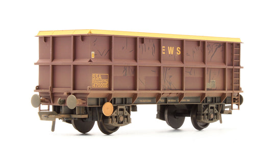 Pre-Owned 51 Tonne SSA Scrap Wagon EWS '470005' - Weathered