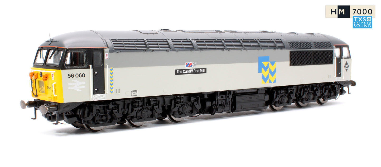 Class 56 Co-Co 56060 'The Cardiff Rod Mill' BR Railfreight Diesel Locomotive - DCC Sound Fitted