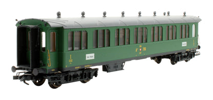 Pre-Owned L330510 SBB Green ex-Gotthardbahn 4-Piece Passenger Coach Set
