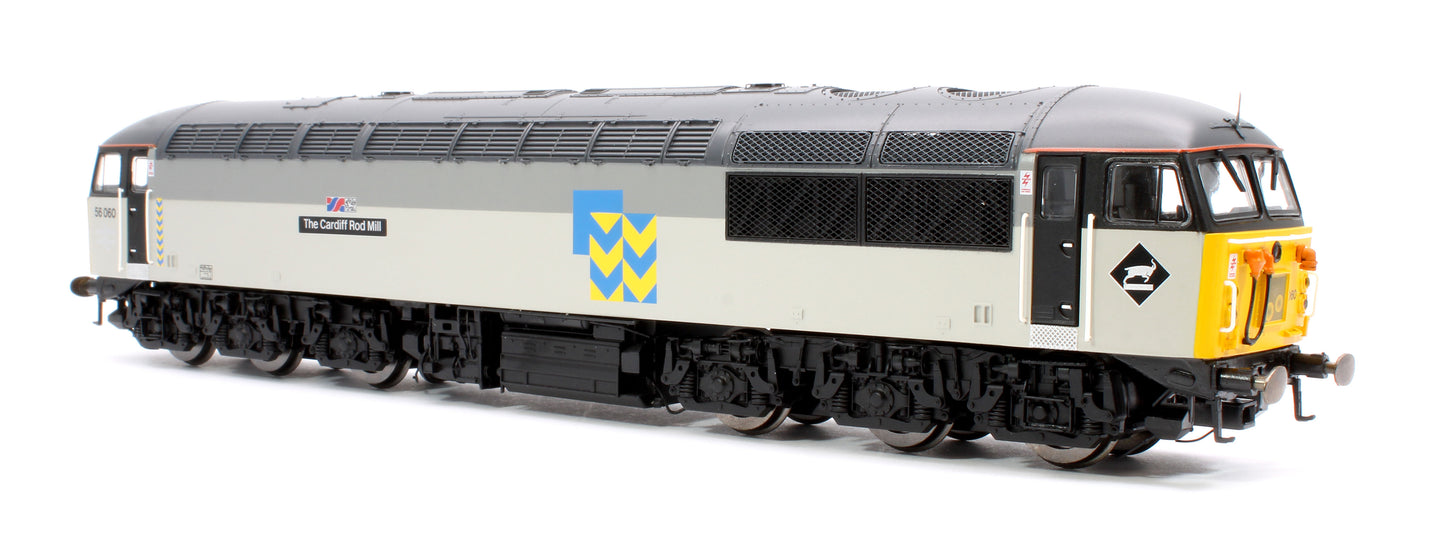 Class 56 Co-Co 56060 'The Cardiff Rod Mill' BR Railfreight Diesel Locomotive - DCC Sound Fitted