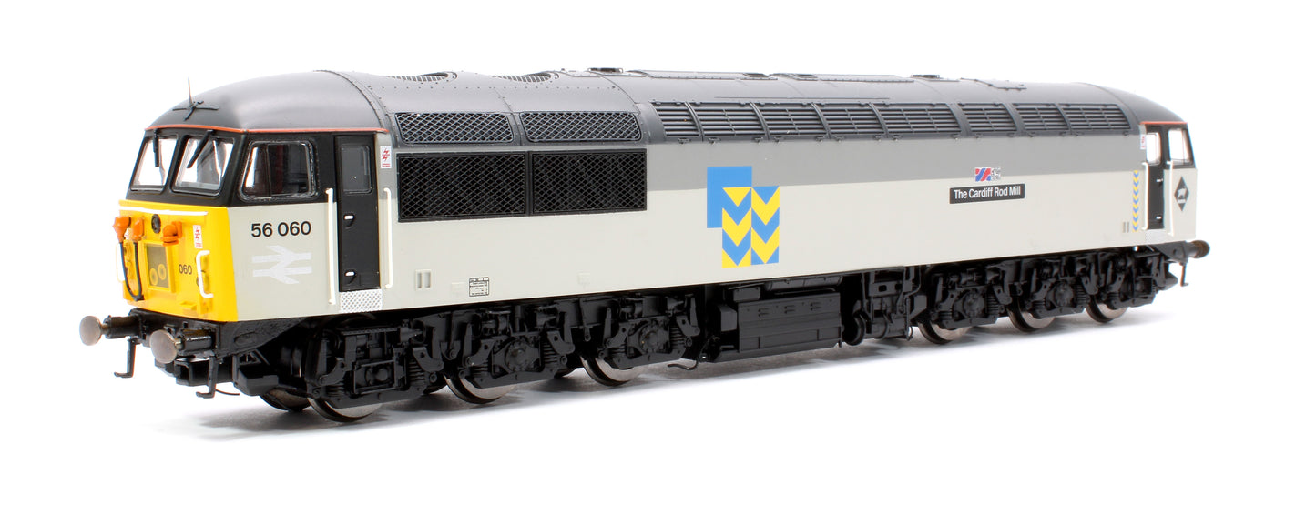 Class 56 Co-Co 56060 'The Cardiff Rod Mill' BR Railfreight Diesel Locomotive - DCC Sound Fitted