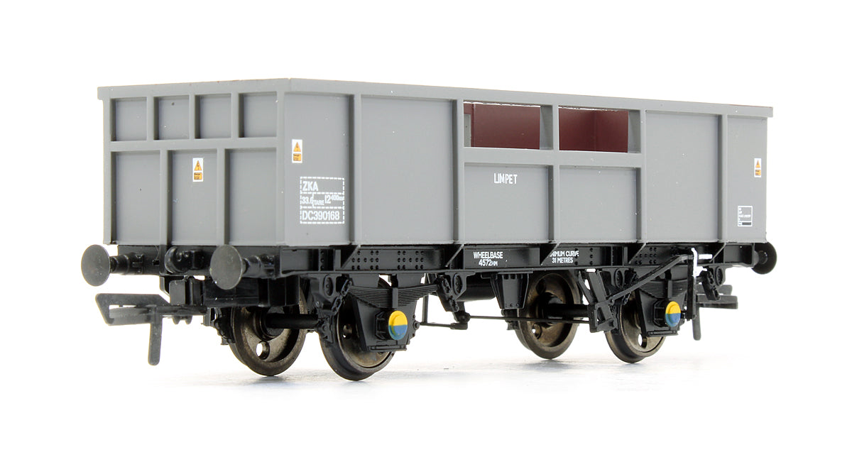 Pre-Owned 38-086 34 Tonne Limpet ZKA Open Ballast Wagon Plain Grey 'DC390168'
