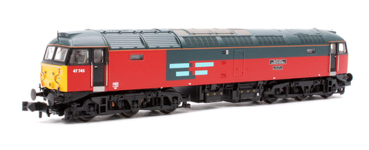 Pre-Owned Class 47/7 47745 'Royal London Society For The Blind' Rail Express Systems Diesel Locomotive - DCC Fitted