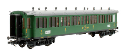 Pre-Owned L330511 SBB Green ex-Gotthardbahn 2-Piece Passenger Coach Set