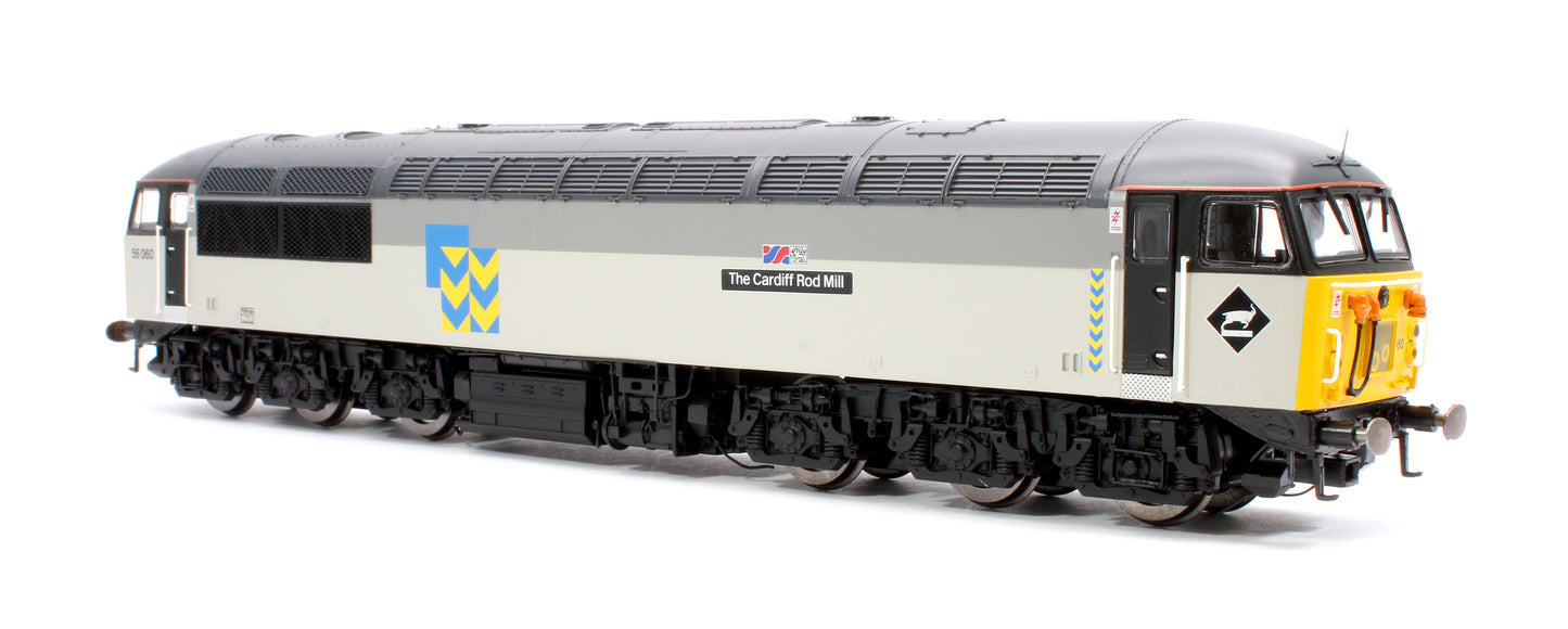 Class 56 Co-Co 56060 'The Cardiff Rod Mill' BR Railfreight Diesel Locomotive - DCC Sound Fitted