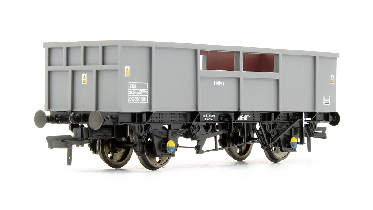 Pre-Owned 38-086 34 Tonne Limpet ZKA Open Ballast Wagon Plain Grey 'DC390168'
