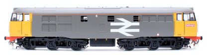 Class 31 Railfreight Large Logo Grey/Yellow Unnumbered Diesel Locomotive