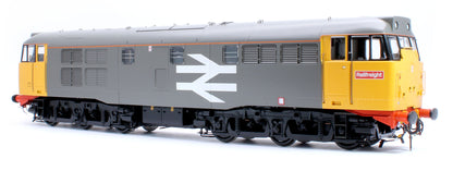 Class 31 Railfreight Large Logo Grey/Yellow Unnumbered Diesel Locomotive