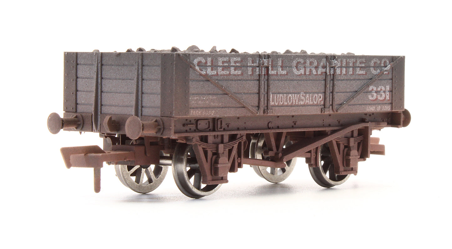 Pre-Owned 4F-040-004 'Clee Hill' 4 Plank Wagon No.331 - Weathered