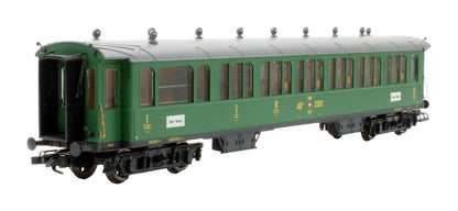 Pre-Owned L330511 SBB Green ex-Gotthardbahn 2-Piece Passenger Coach Set