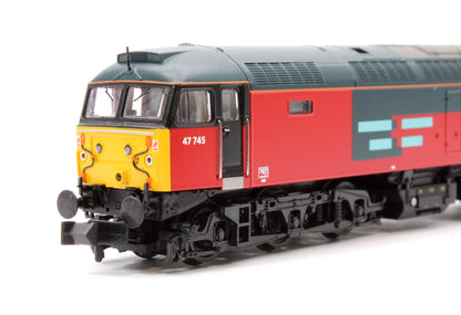 Class 47/7 47745 'Royal London Society For The Blind' Rail Express Systems Diesel Locomotive - Sound Fitted