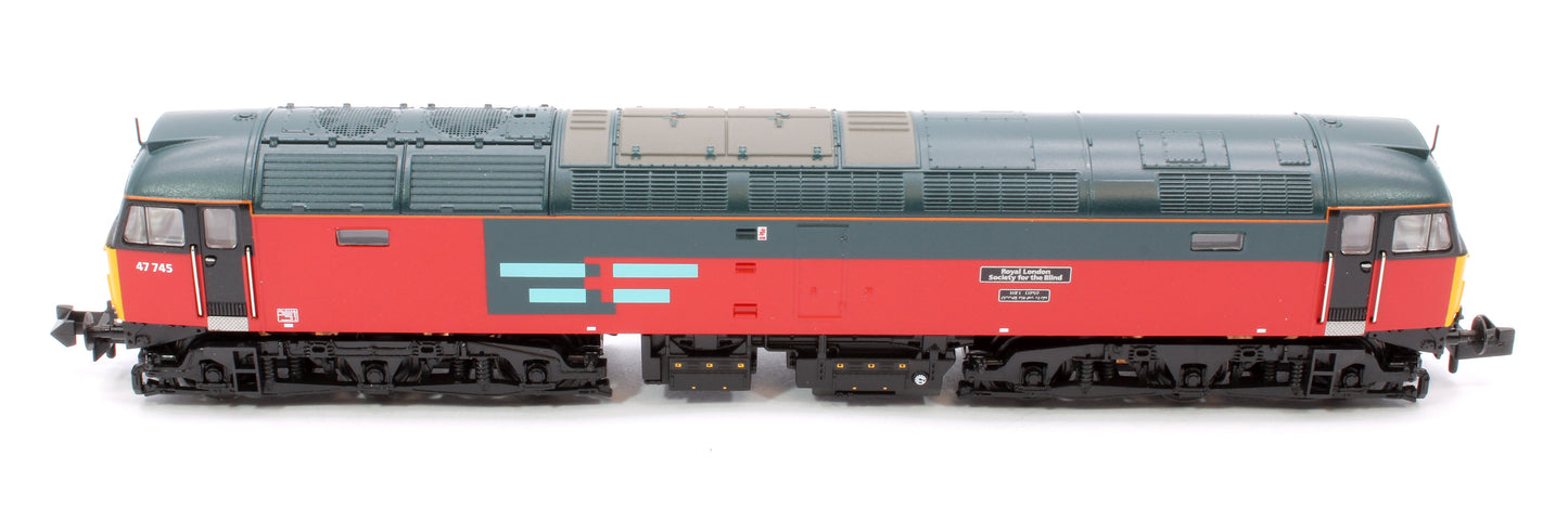 Pre-Owned 372-262 Class 47/7 47745 'Royal London Society For The Blind' Rail Express Systems Diesel Locomotive