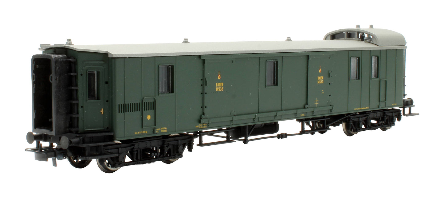 Pre-Owned L384900 Baden State Railway Green Express Train Luggage Van '14533'