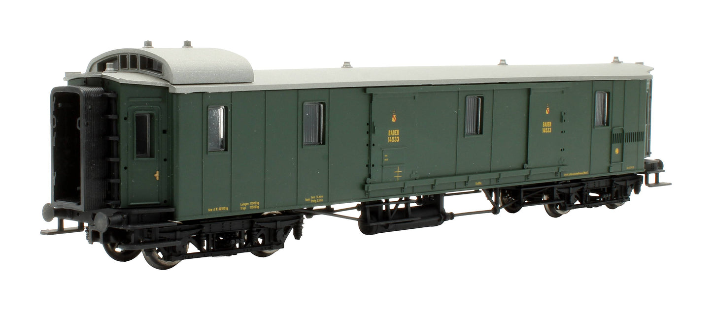 Pre-Owned L384900 Baden State Railway Green Express Train Luggage Van '14533'