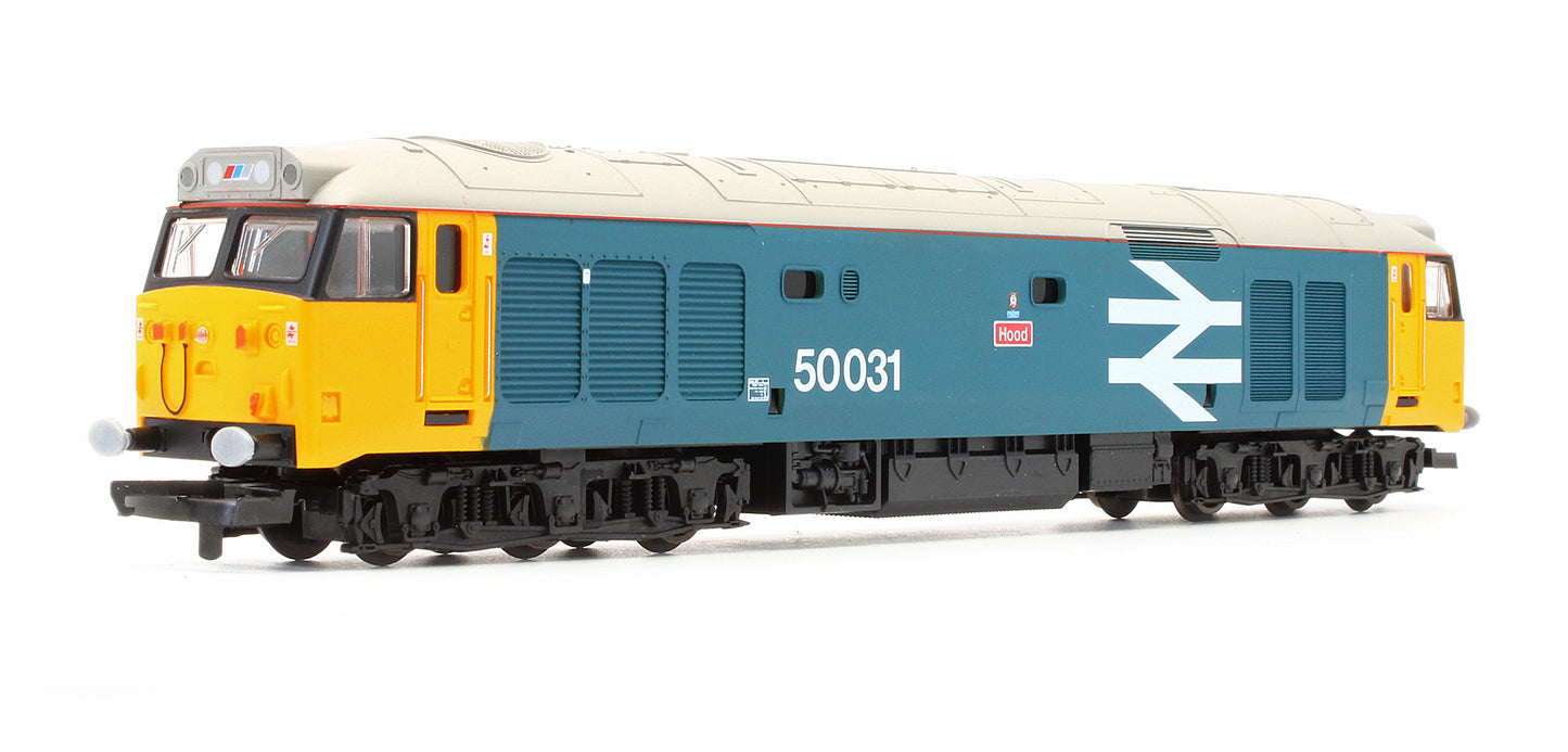 Pre-Owned BR Large Logo Blue Class 50031 'Hood' Diesel Locomotive - Limited Edition