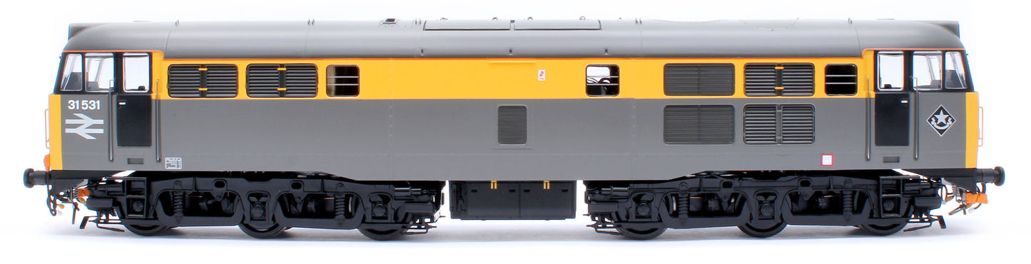 Class 31 BR Civil Engineers Grey/Yellow No.31531 Diesel Locomotive