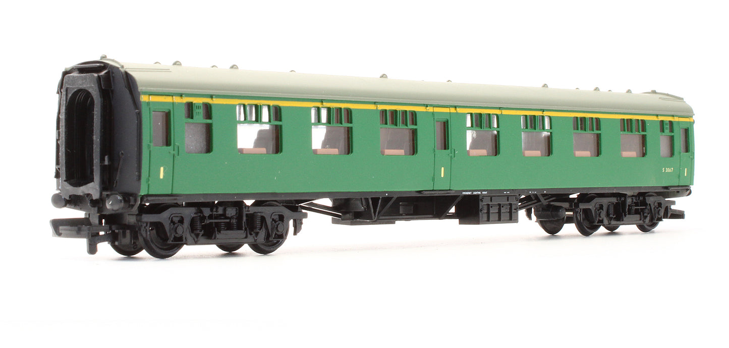 Pre-Owned 12131 MK1 First Open Coach BR Green 'S 3067'