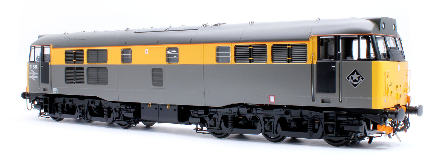 Class 31 BR Civil Engineers Grey/Yellow No.31531 Diesel Locomotive