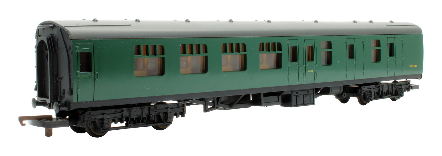 Pre-Owned 305334A1 BR Southern Green Mk1 BSK Brake Second Corridor Coach 'S33454'
