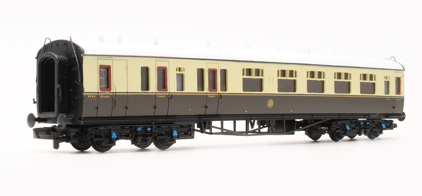 Pre-Owned 12041 60' Collett Brake 1st / 3rd GWR Chocolate & Cream '6544'