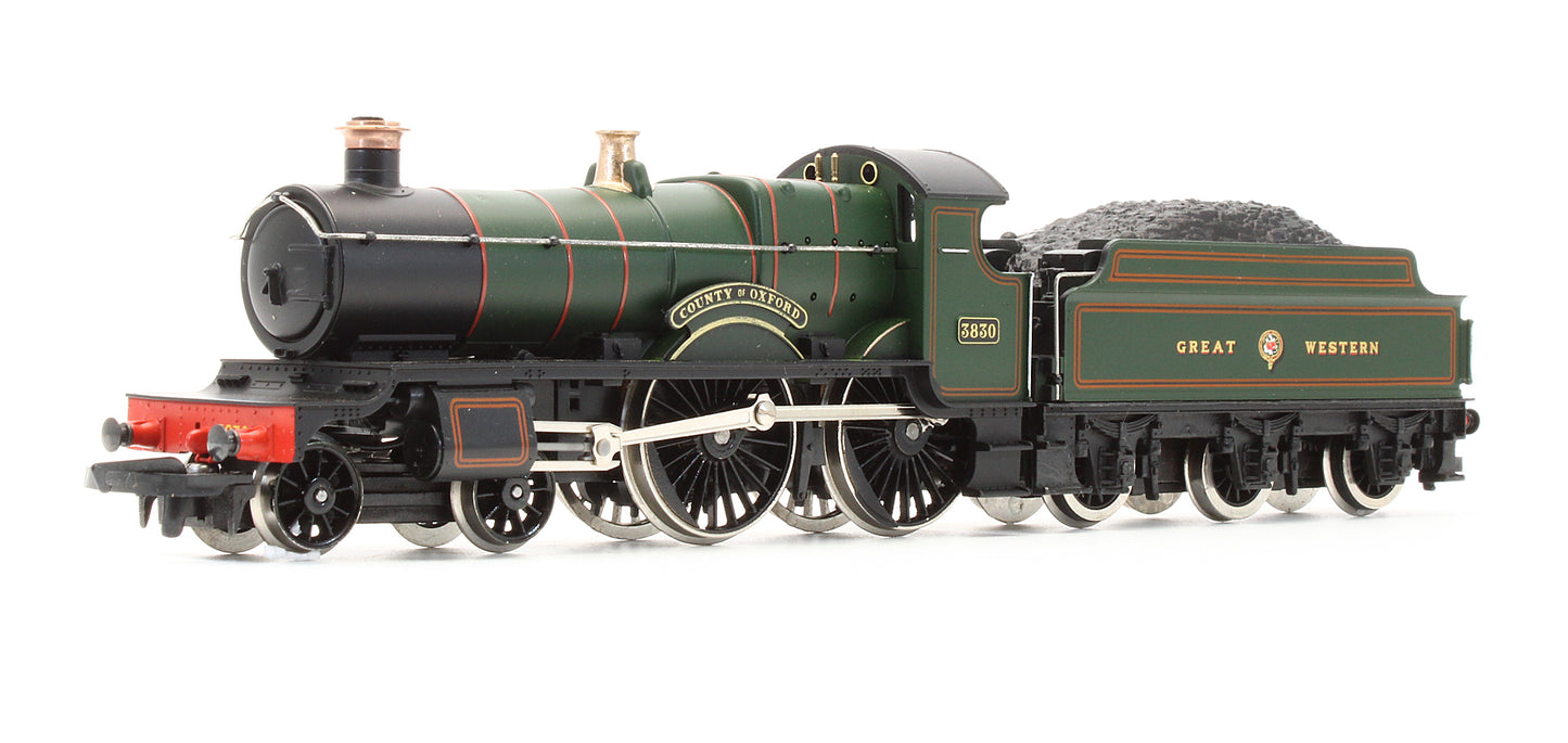 Pre-Owned GWR 4-4-0 'County Of Oxford' 3830 Steam Locomotive